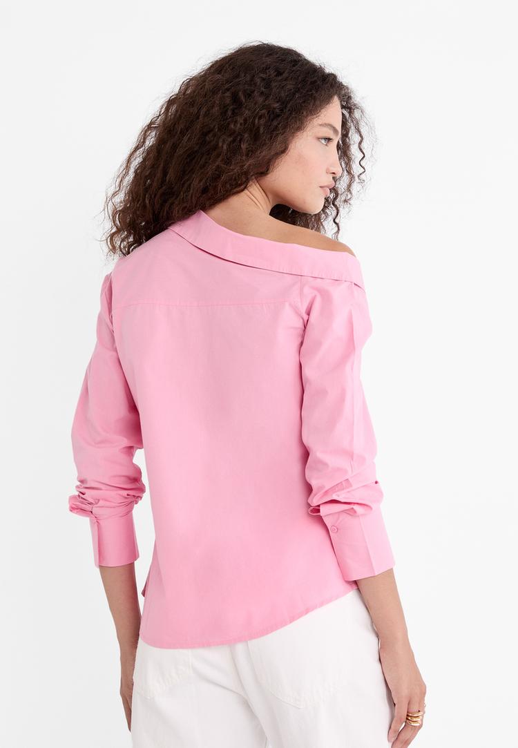 camisa popelin asimetrica