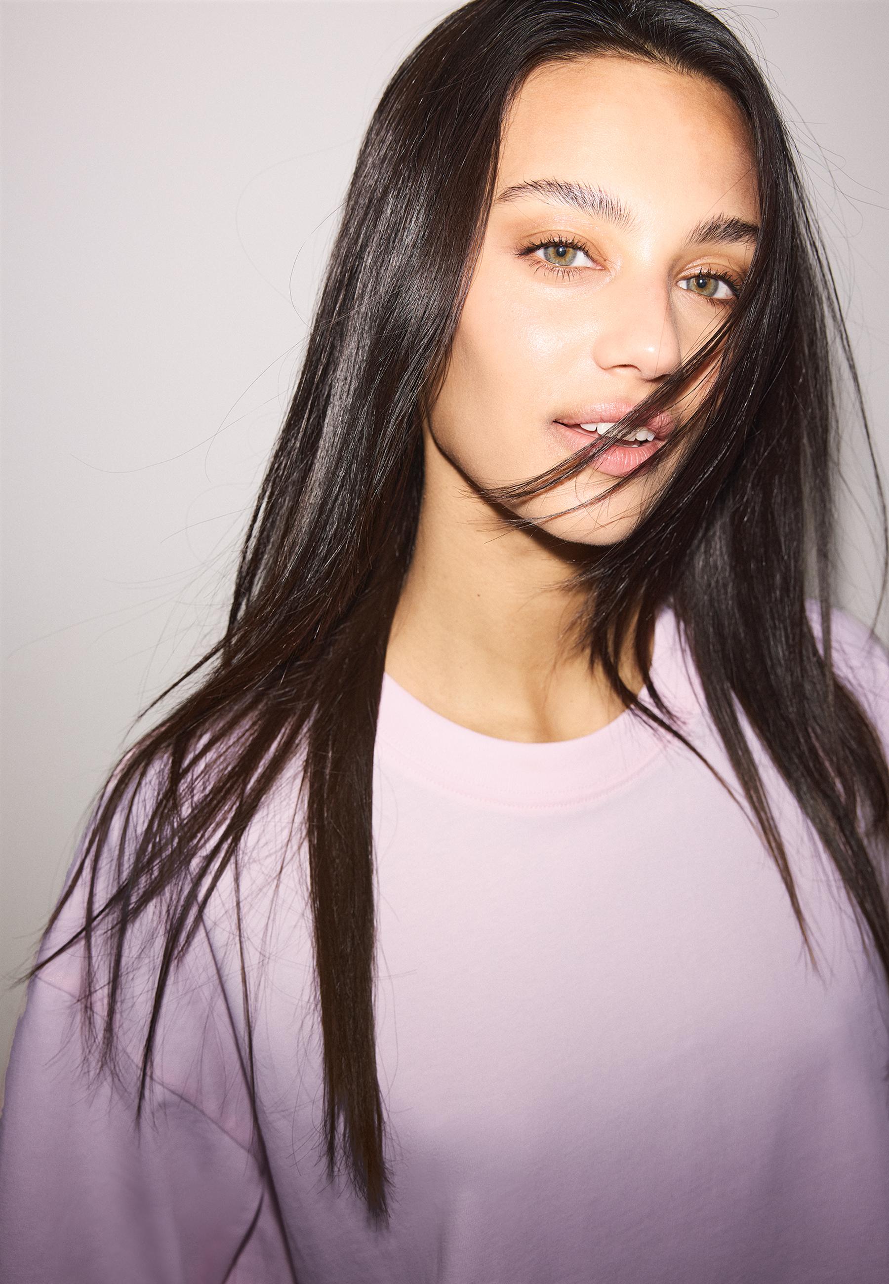 Oversize short sleeve T-shirt — Pastel pink