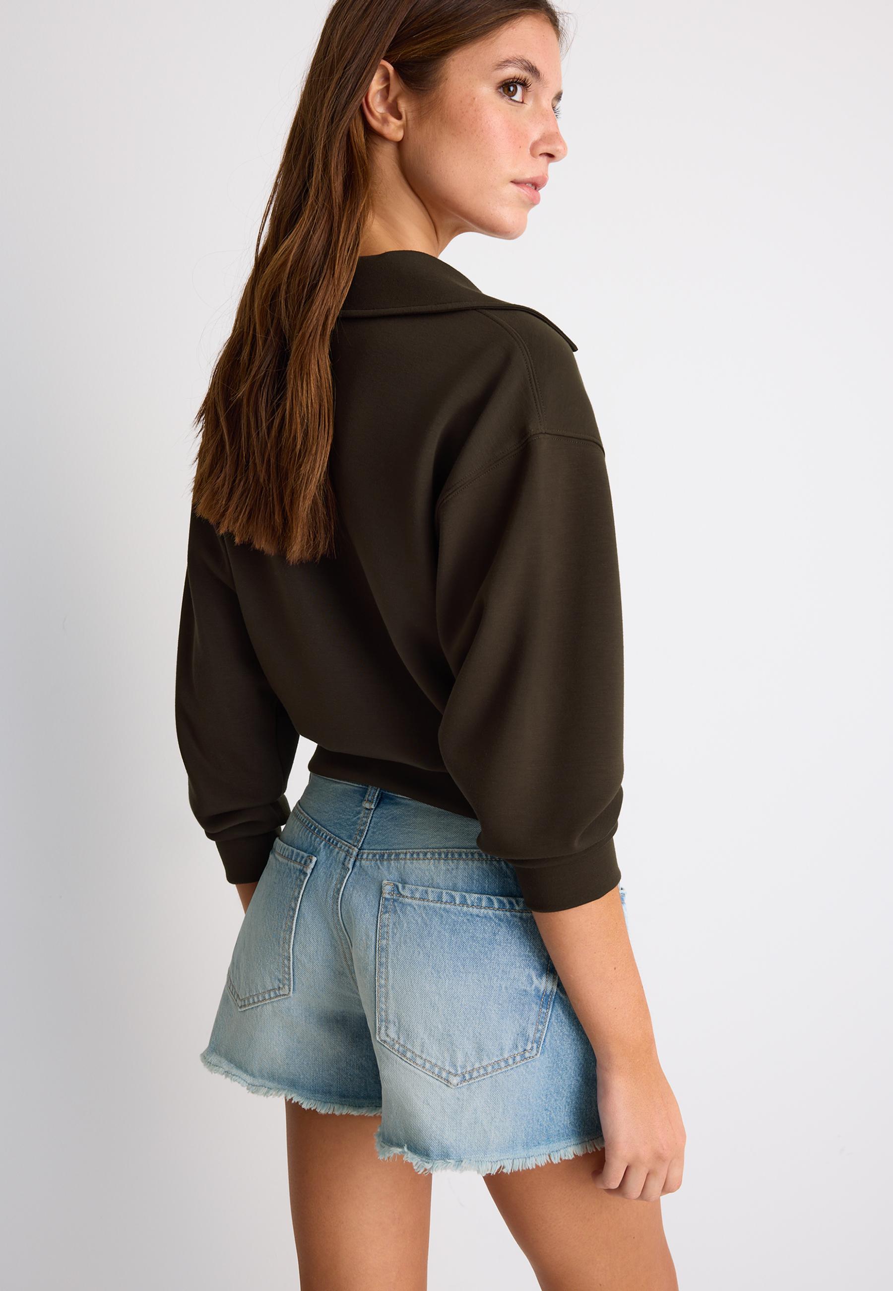 Yumuşak dokunuşlu sweatshirt - Görsel 5