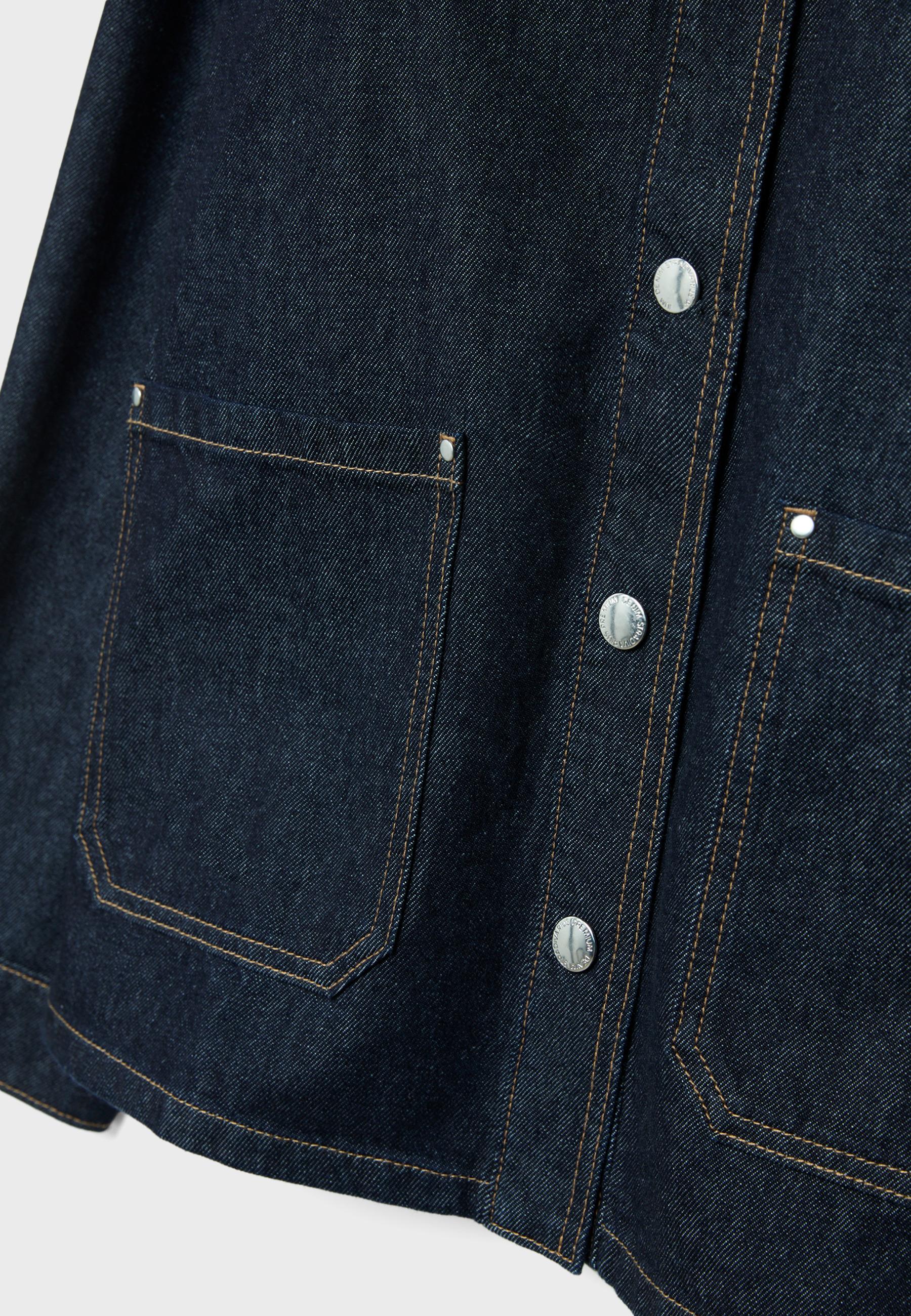 Denim jacket with pockets — RINSE BLUE DENIM