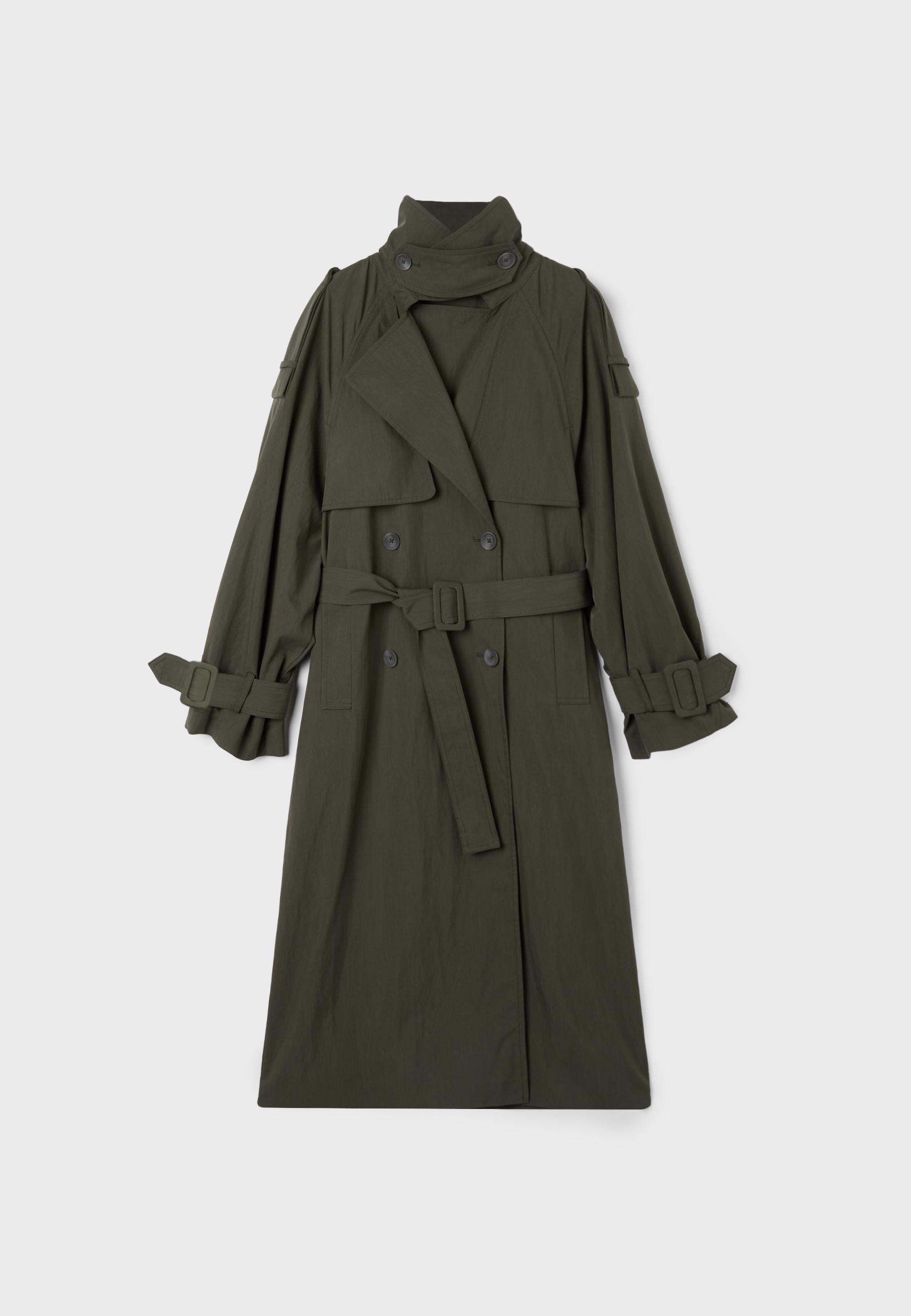 Oversize trench coat — Khaki