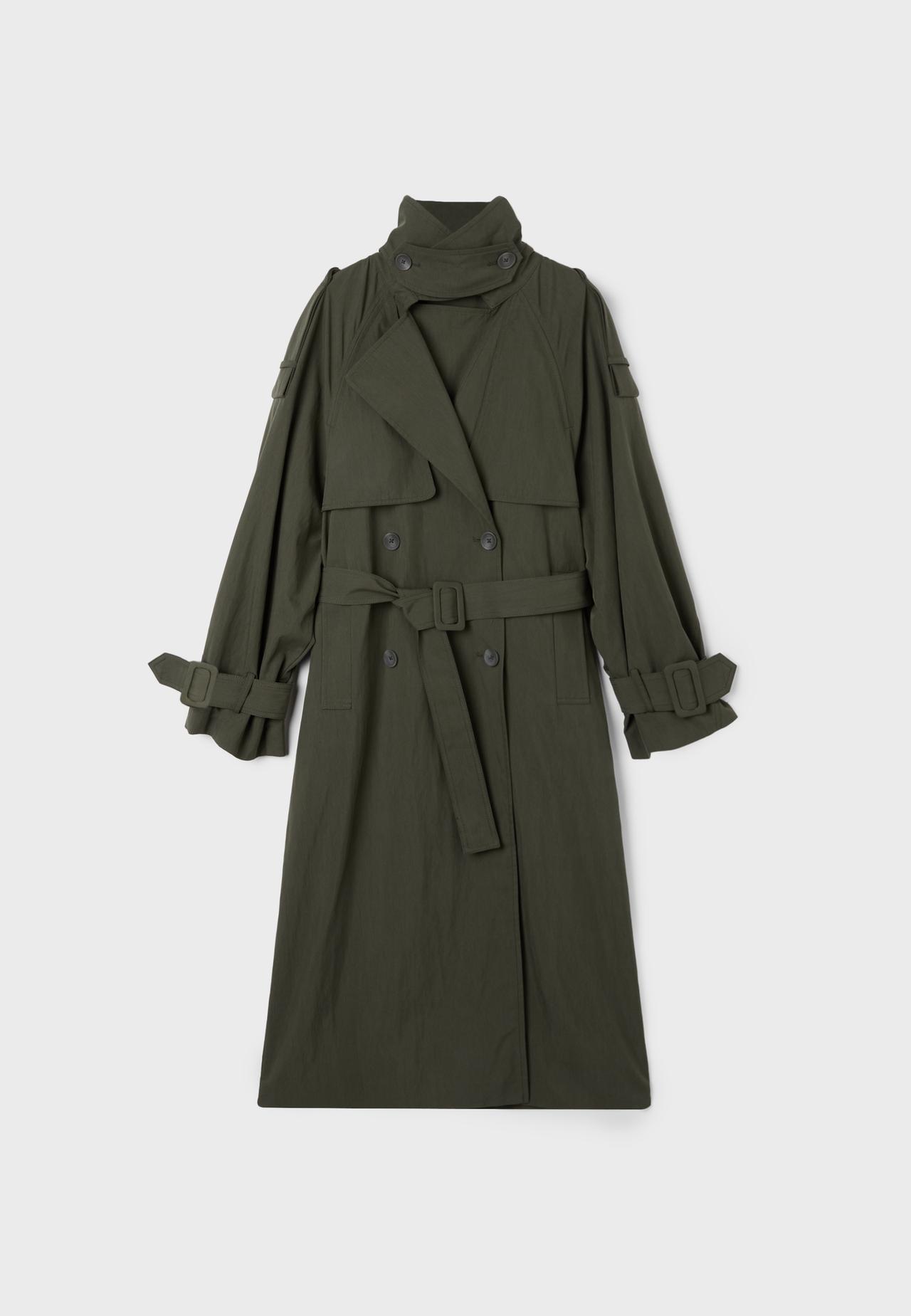 Oversize trench coat — Khaki