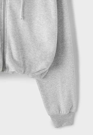 Puffed sweatshirt — Grey melange 9