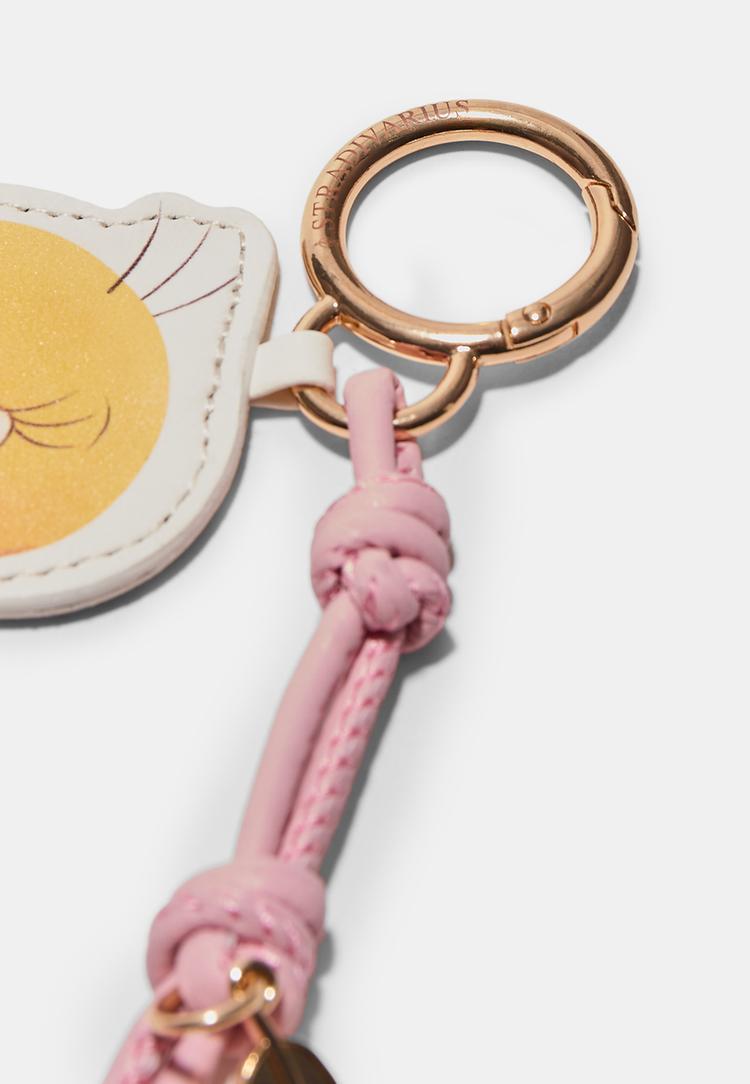 Stradivarius Μπρελόκ Charm Piolin Παστέλ Ροζ Os φωτογραφία