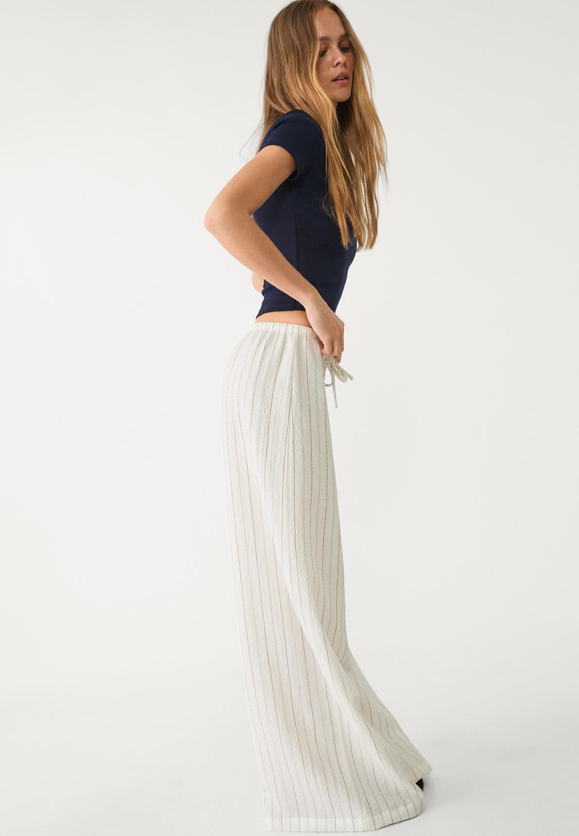 Pantaloni Stradivarius Vestiti Bianchi Stradivarius: Vestiti Da