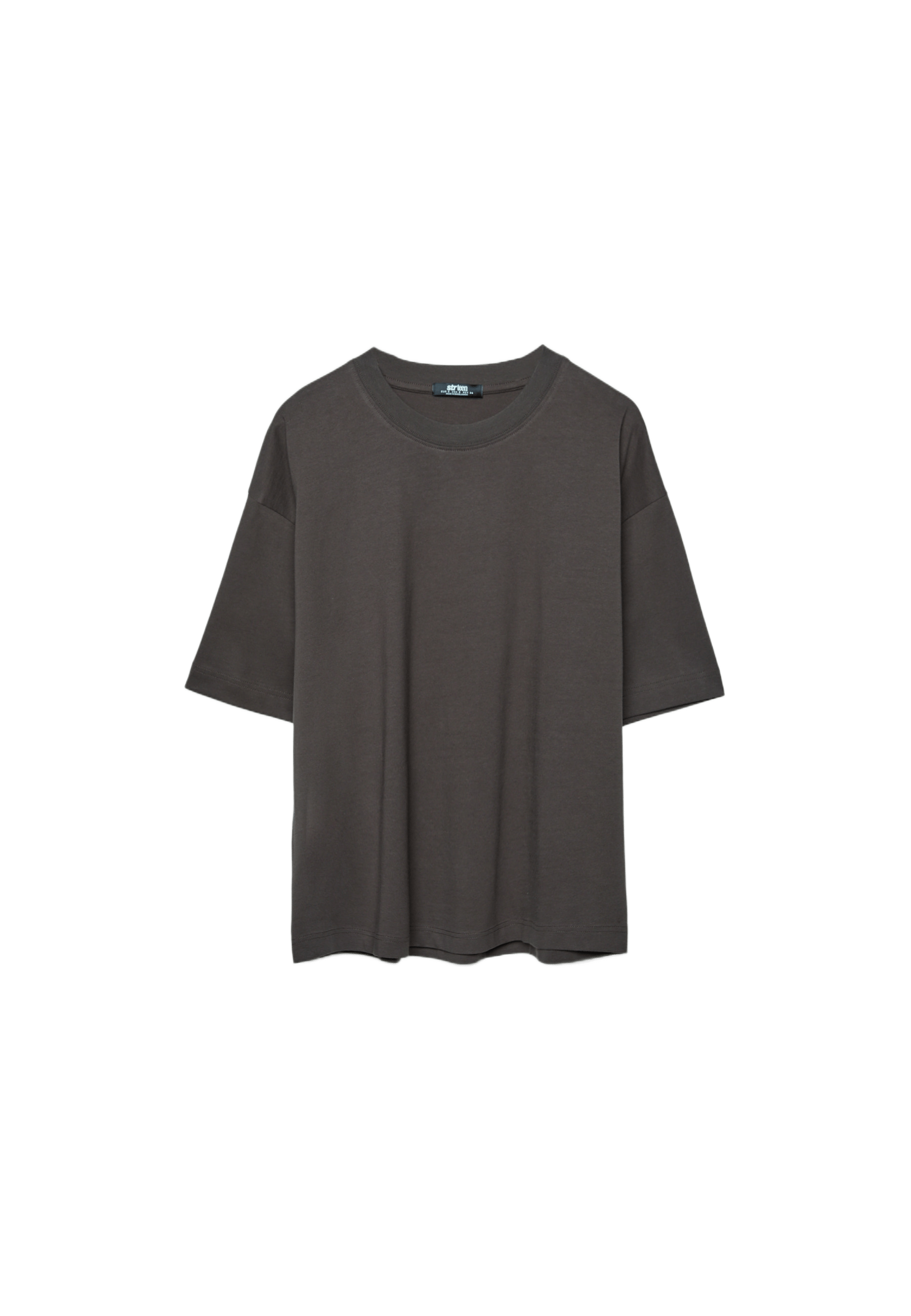 Oversize short sleeve T-shirt — Brown