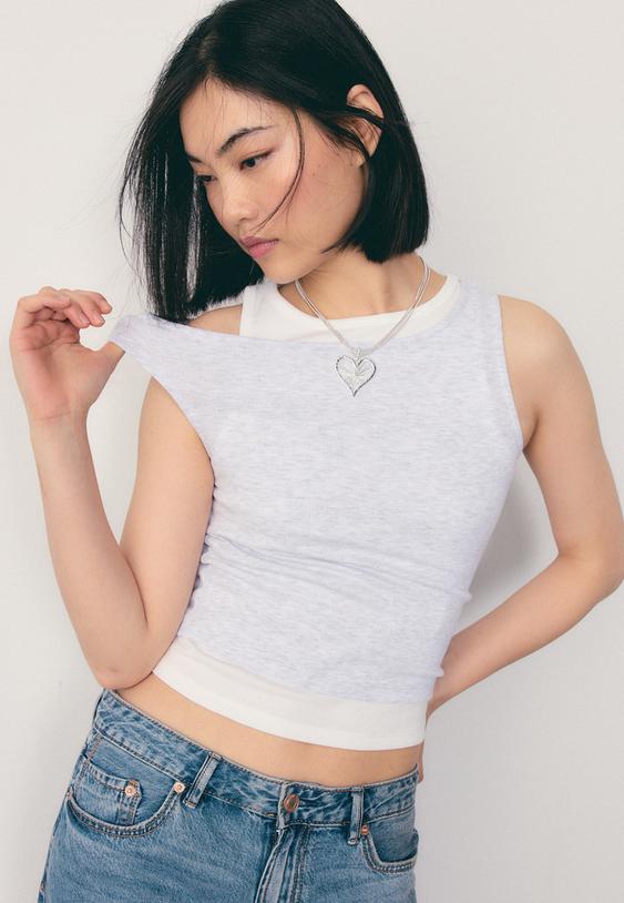 Тениска С Двоен Дизайн