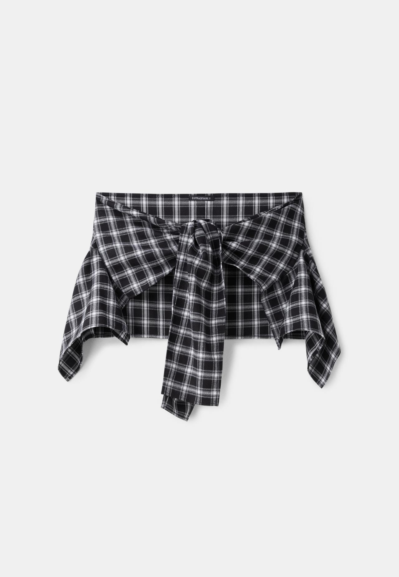 Shirt-style belt — Black