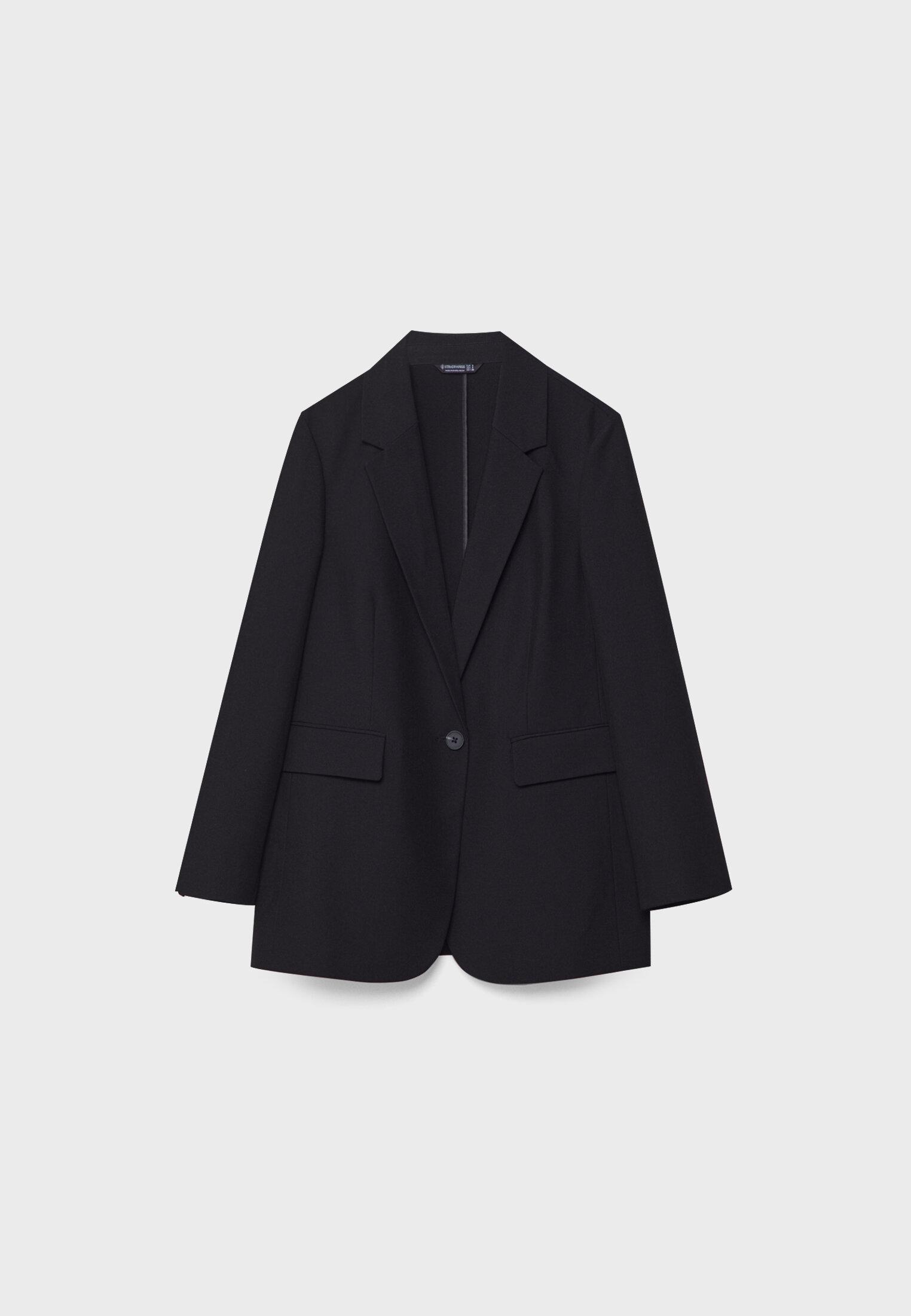 Regular fit blazer — Black