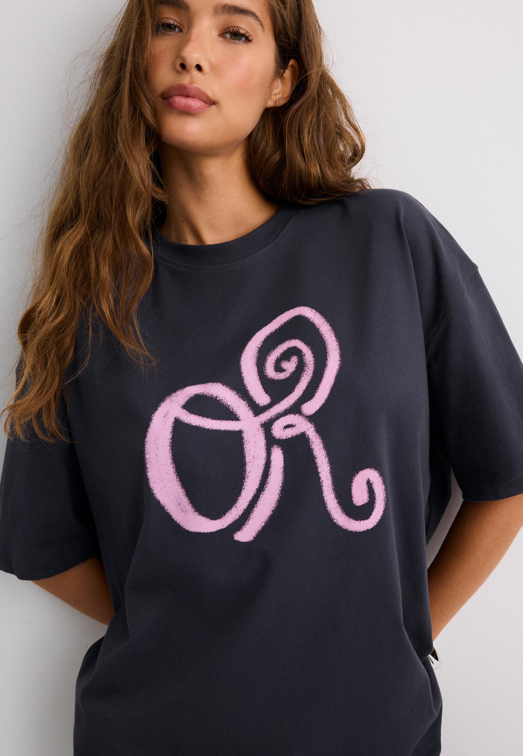 Olivia Rodrigo graphic T-shirt — Dark grey