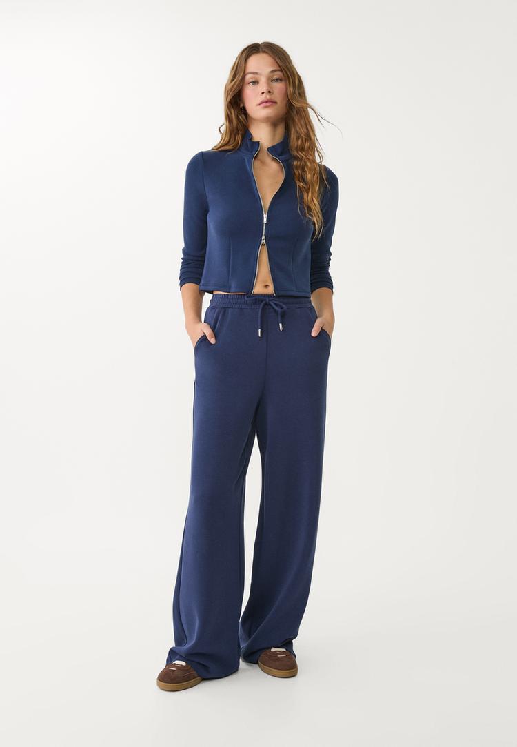 pantalon palazzo tacto suave