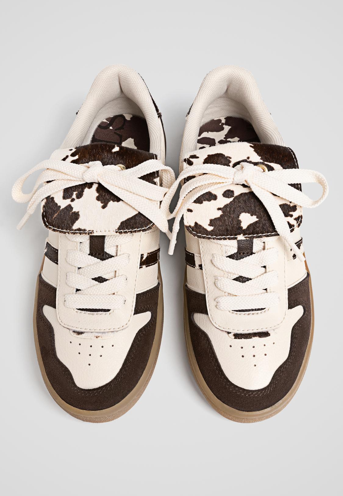 Zapatillas Animal Print Stradivarius Deportivas Leopardo Zapatilla