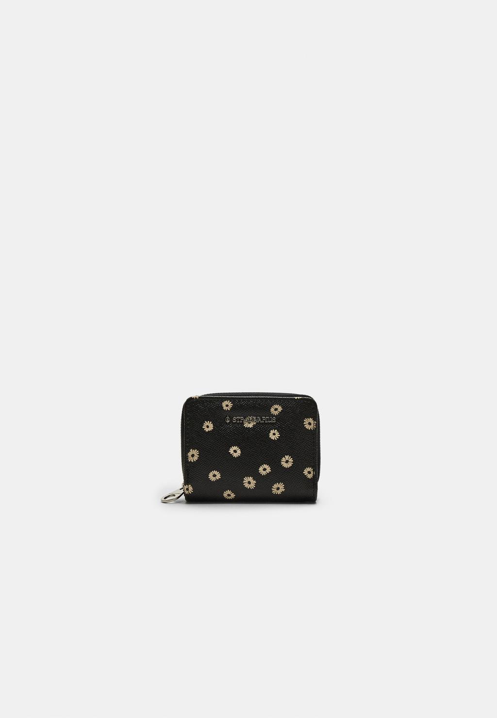 Rectangular floral purse