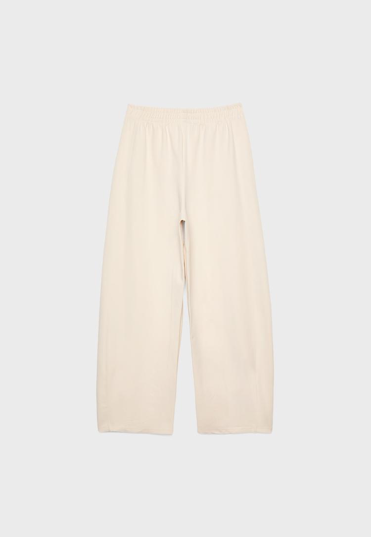 Pamuklu barrel fit pantolon_7