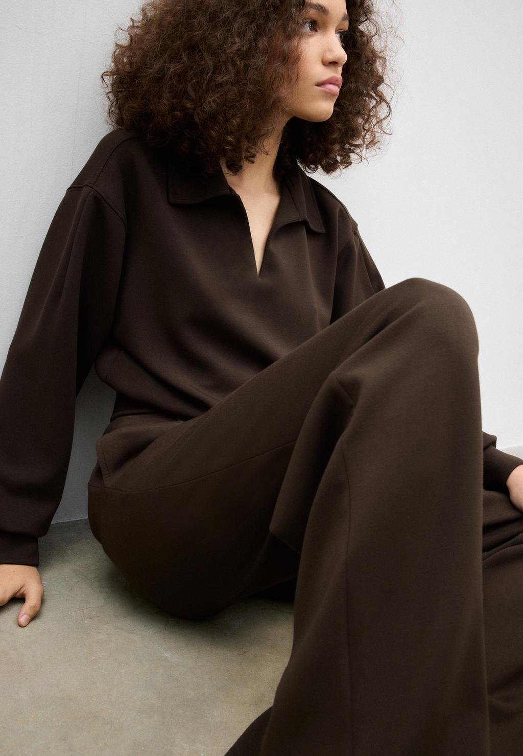 Soft-touch dress trousers