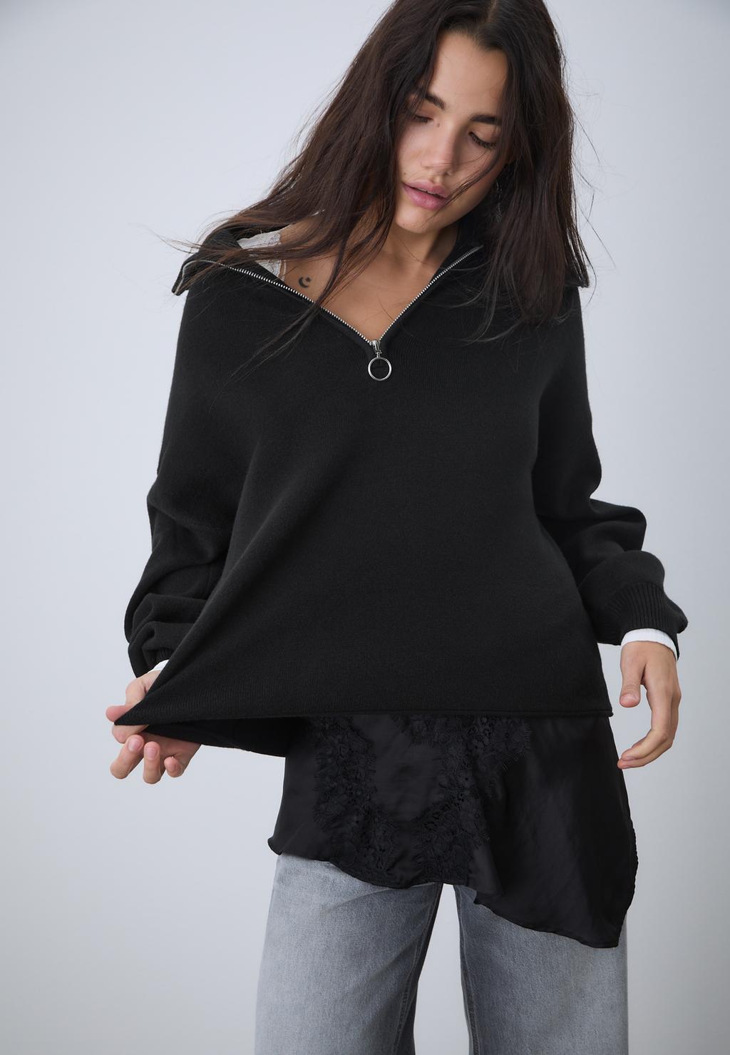 סוודר עם רוכסן