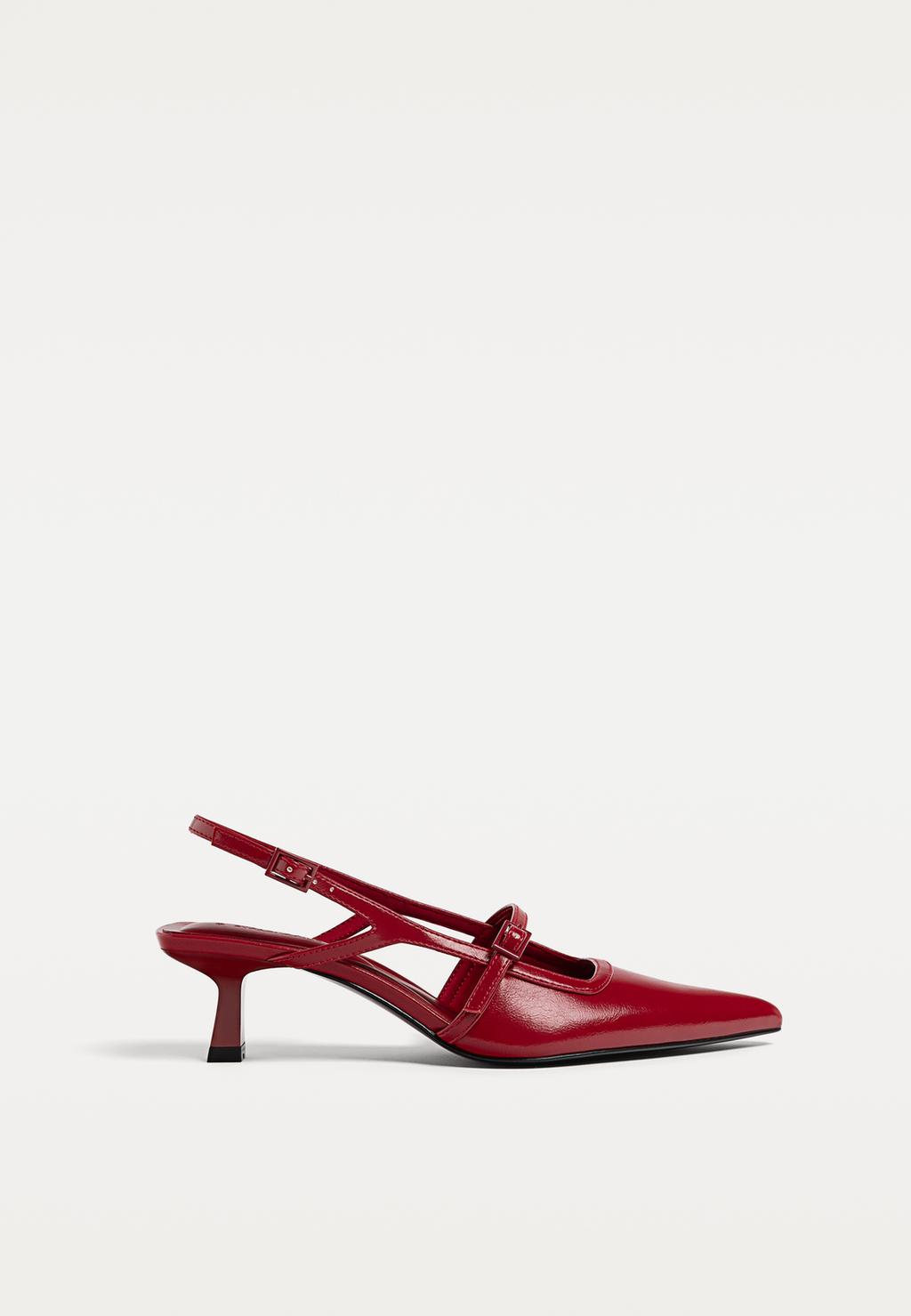 Scarpe kitten slingback