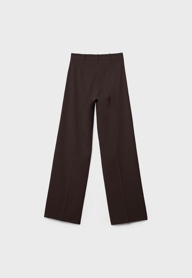 Wide-leg trousers — Brown 7