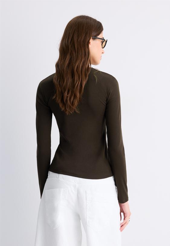 basic tshirt met lange mouw