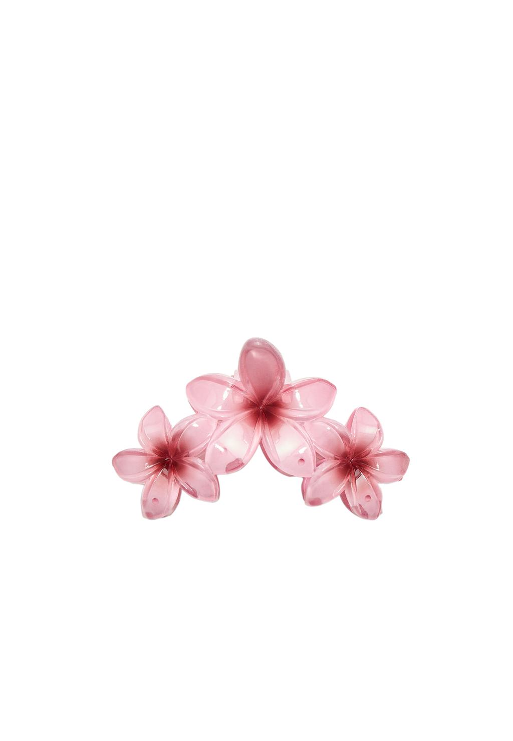 Triple flower hair clip