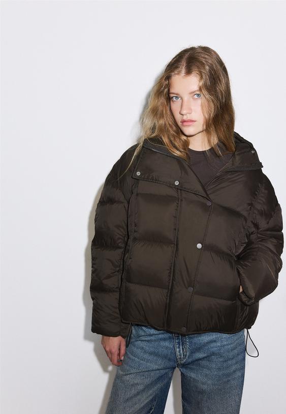 hooded puffer jacket