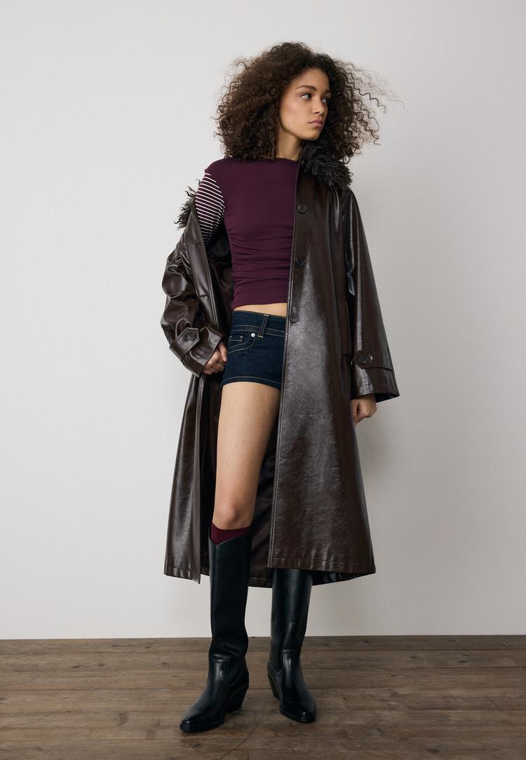 tshirt basique fitted fronce