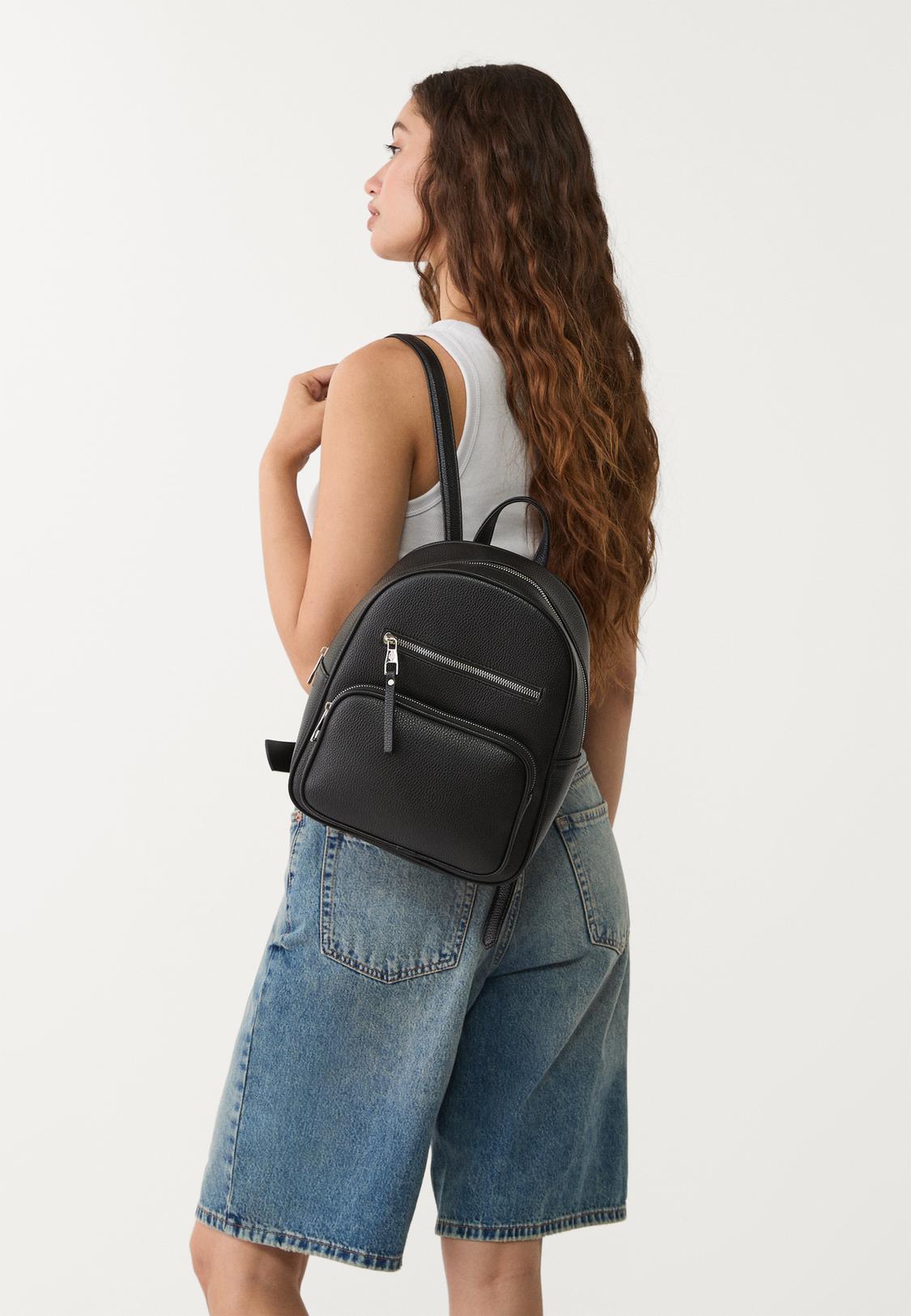 Shop Stradivarius Mochila Rosa Stradivarius Stradivarius Bolsos