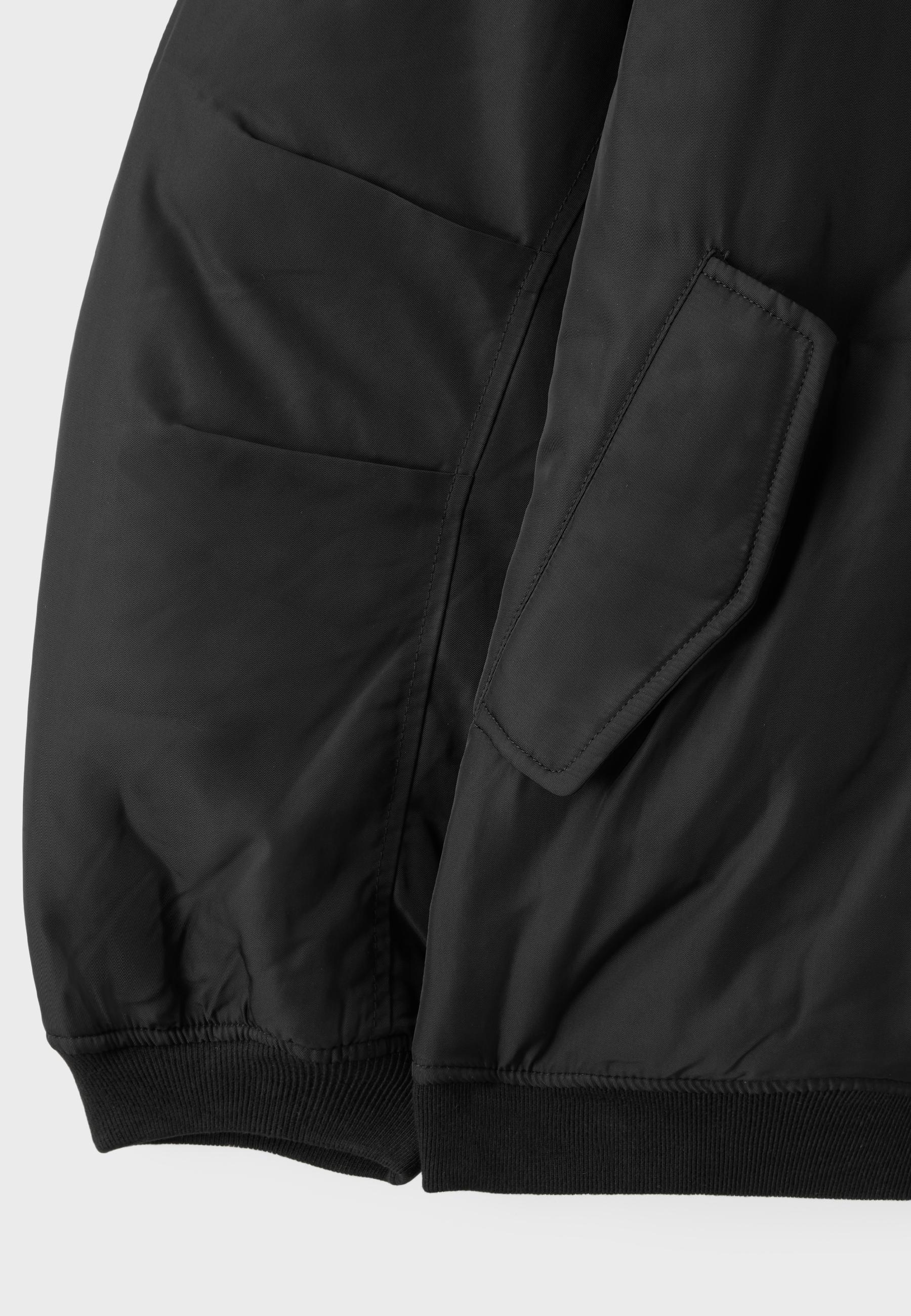 Oversize bomber jacket — Black