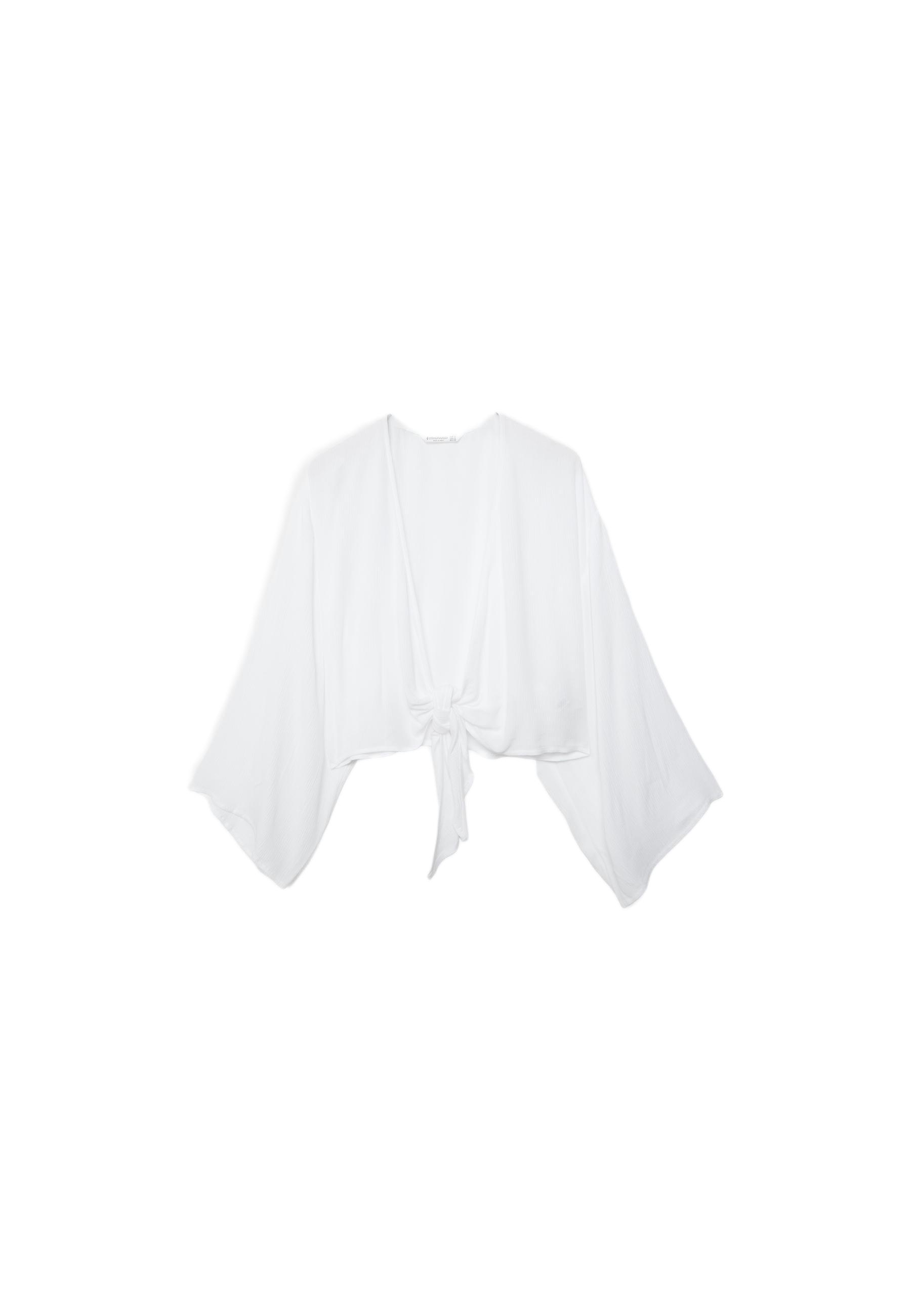Flowing open blouse