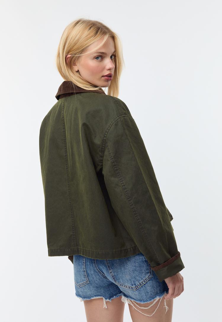parka corto combinato cerato