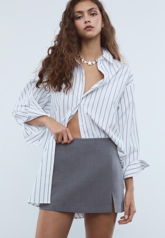 falda pantalon abertura lateral