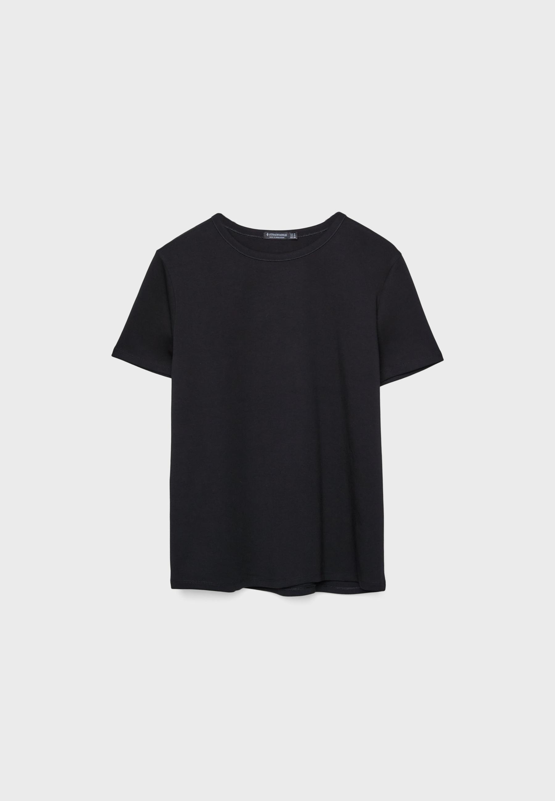 Basic regular yumuşak dokulu t-shirt - Görsel 6