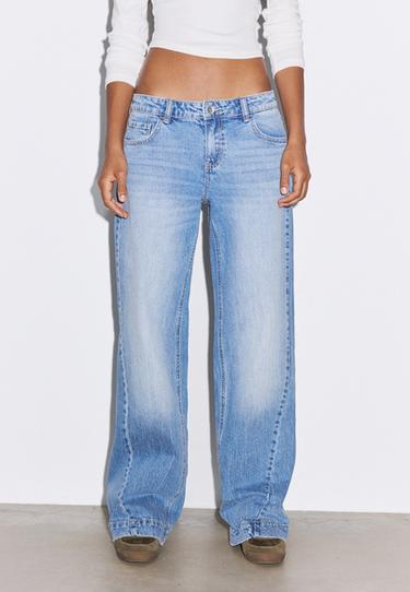 Low-rise straight jeans — MEDIUM LIGHT BLUE DENIM 3