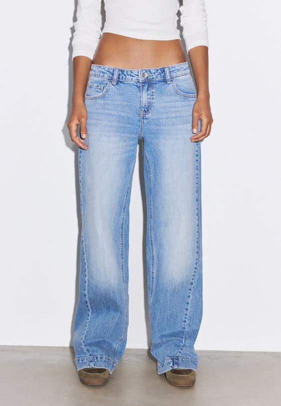 jeans straight low rise