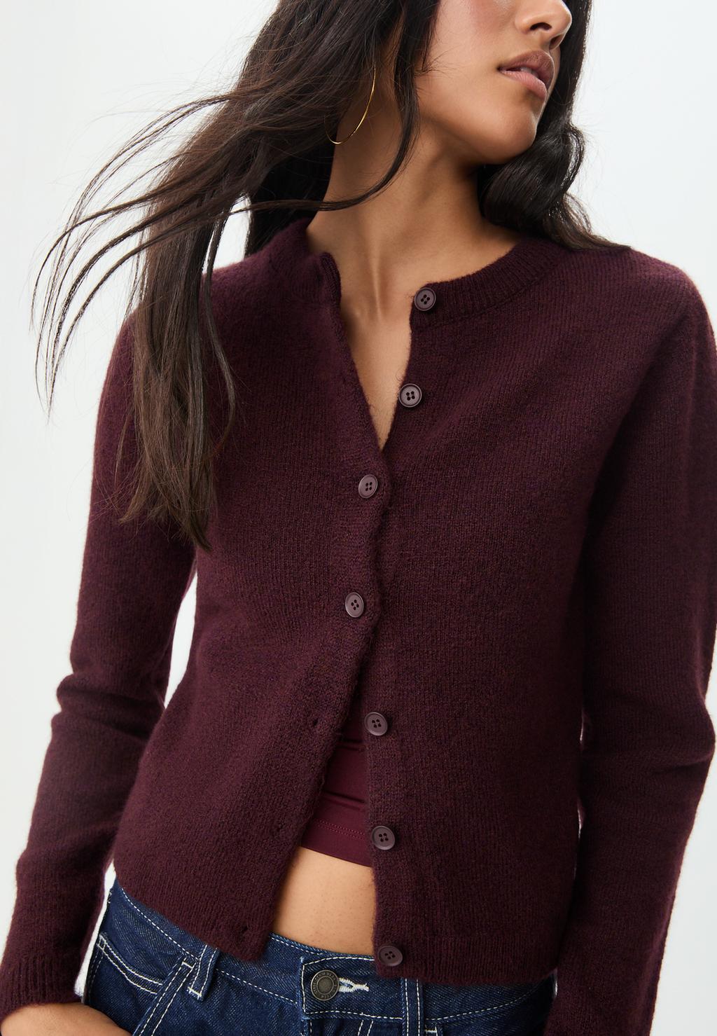 Chaqueta botones punto