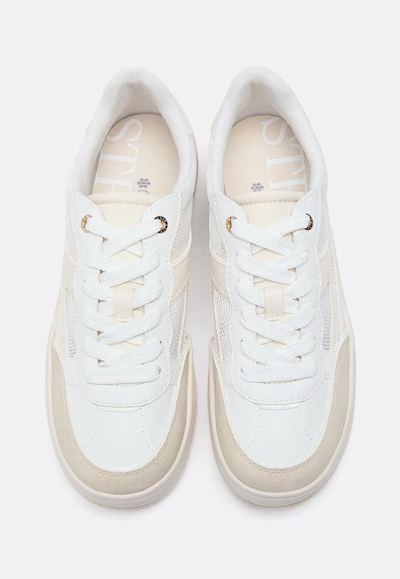 sneakers traforate con plateau