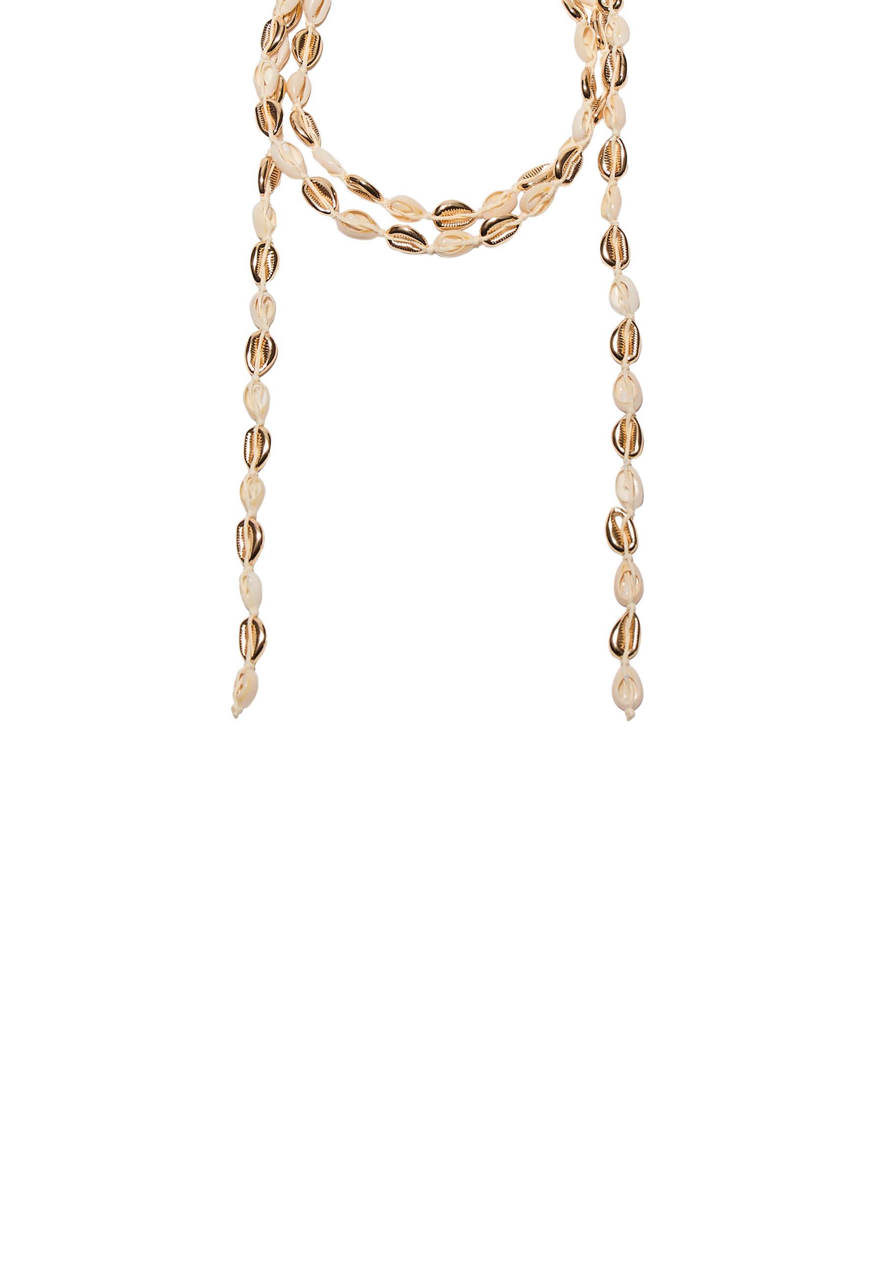 Multi-way mini shell necklace — Gold