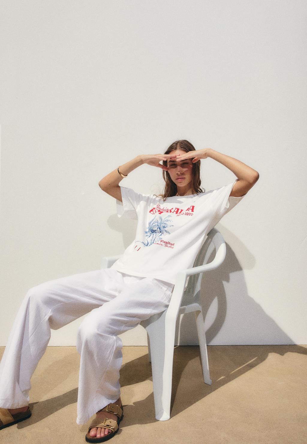 Camiseta estampada Bahia Esmeralda