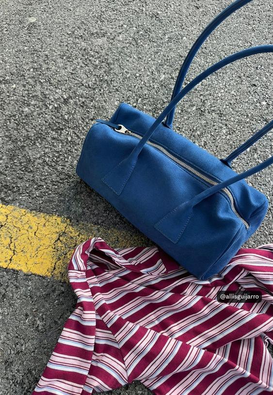 borsa bowling effetto camoscio