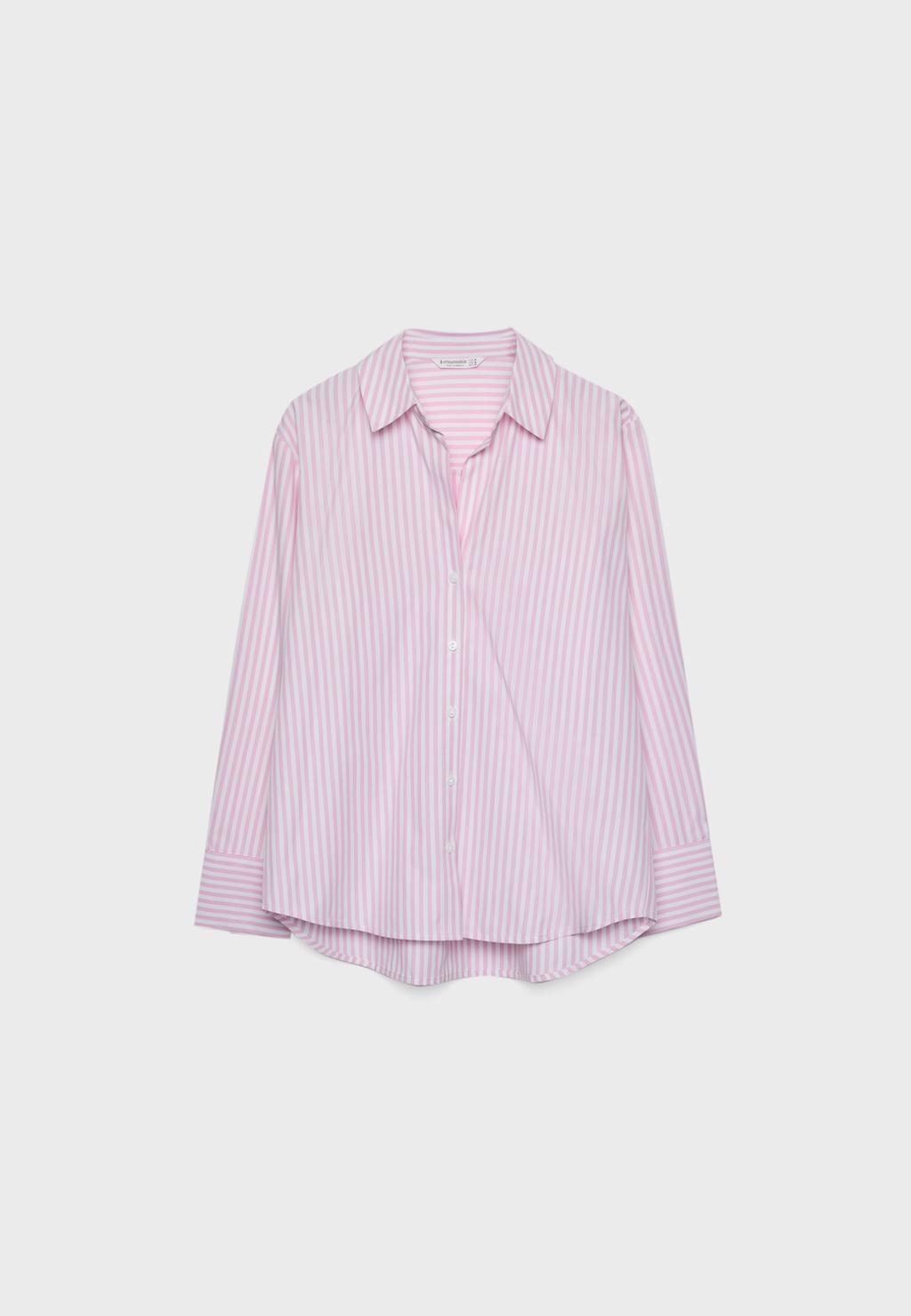 Camicia popeline a righe
