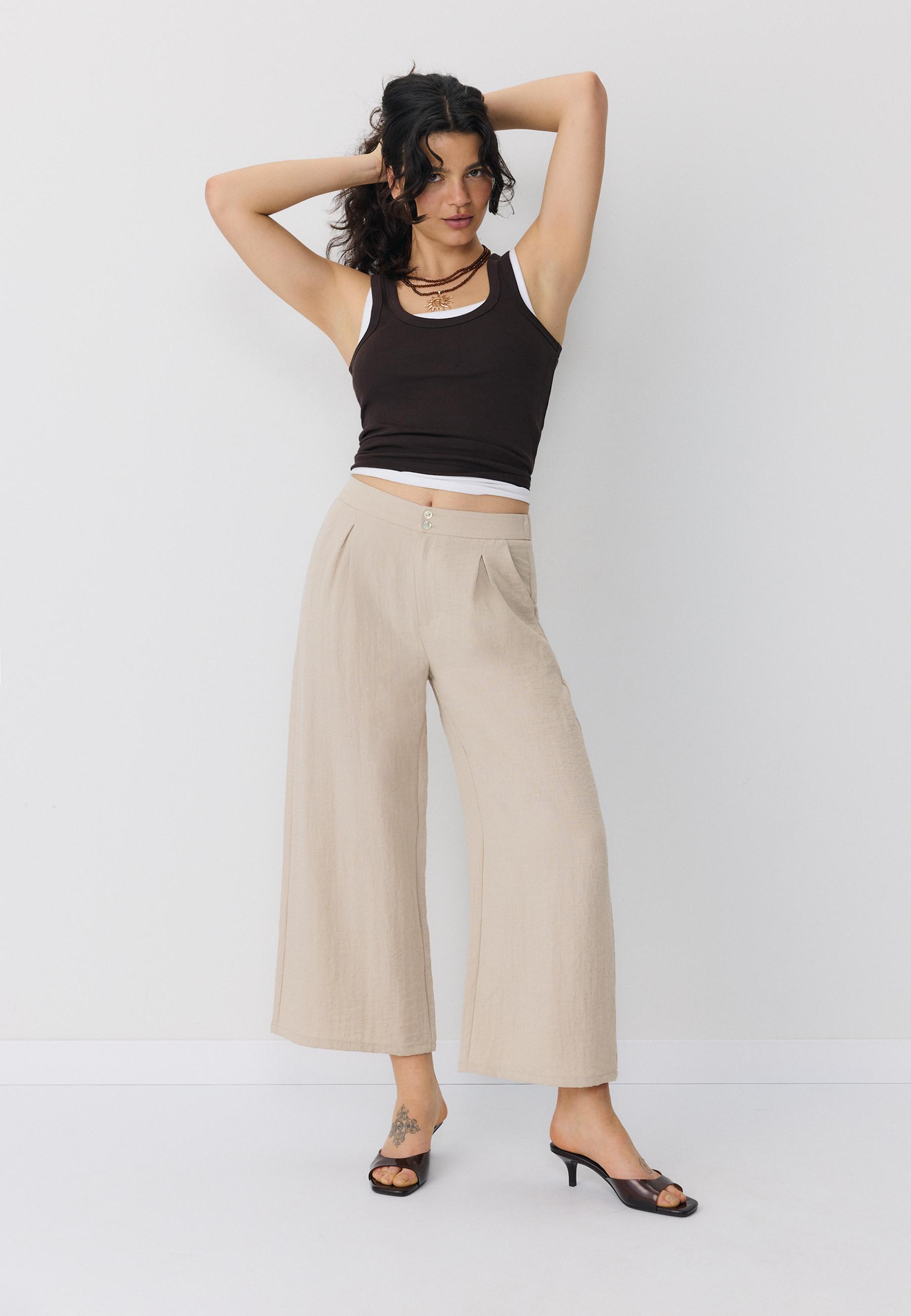Rustic culottes - Women's fashion | Stradivarius United States