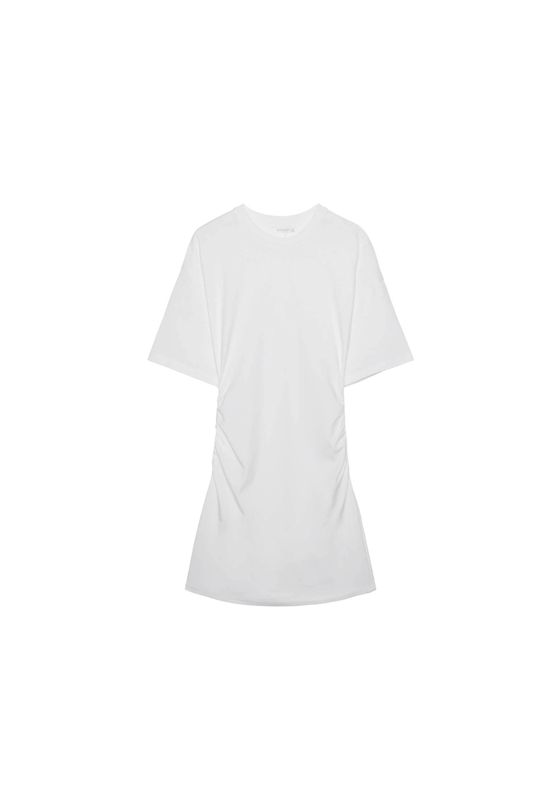 Short T-shirt dress — White