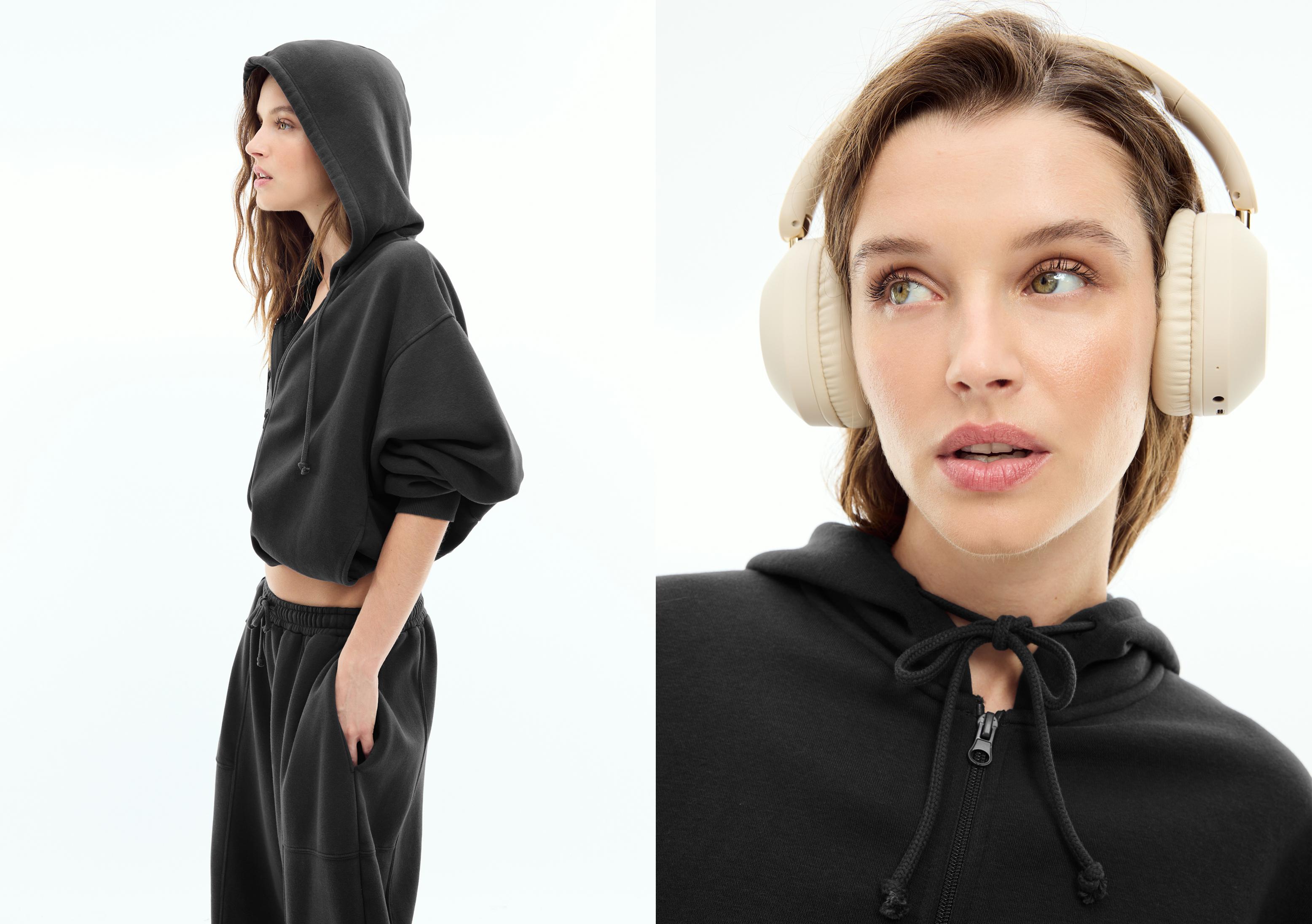 Puffed Sweatshirt — Dark grey