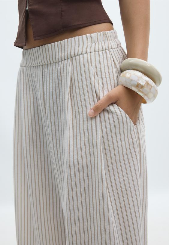 pantalon fluido barrel l01209641