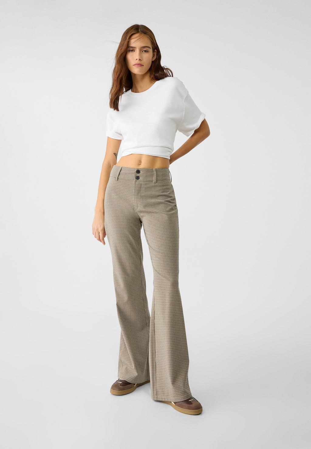 Formal bell bottom trousers