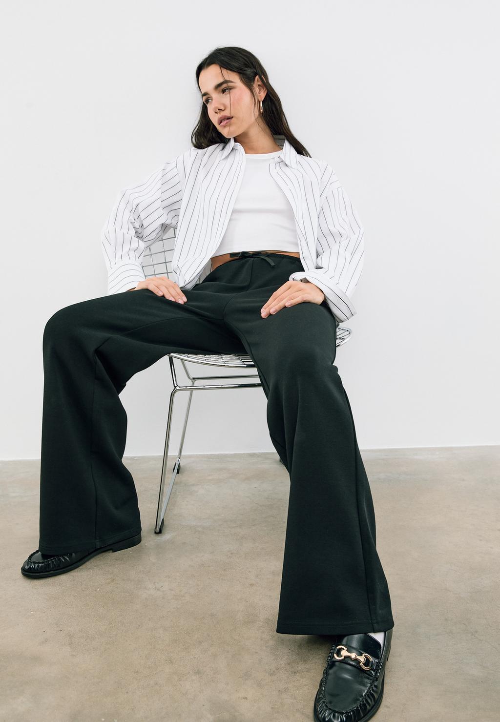 Pantalon jogger à cordons