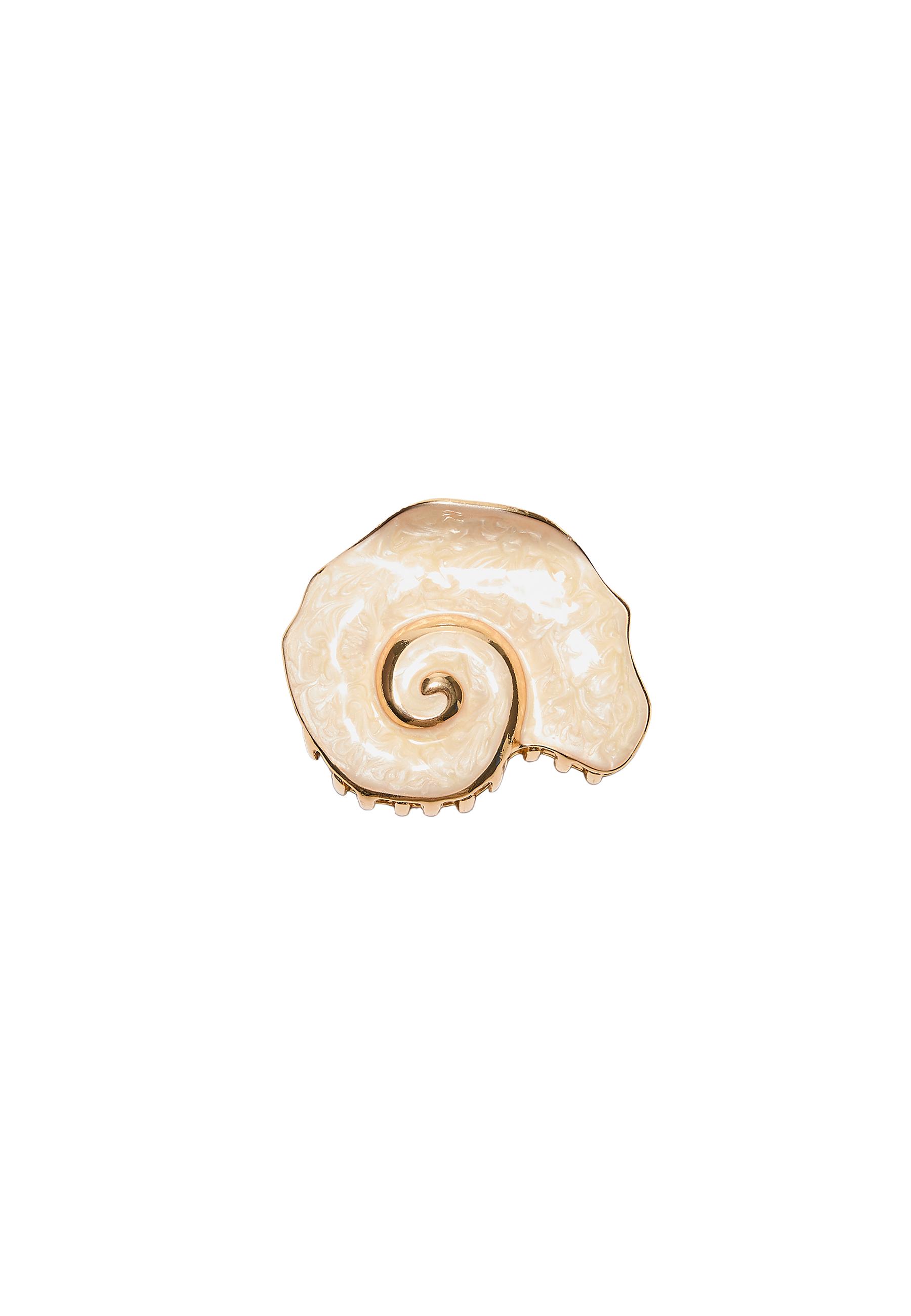 Seashell hair clip — Gold