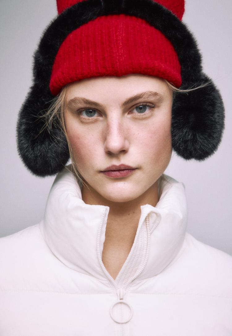 cazadora acolchada cuello subido