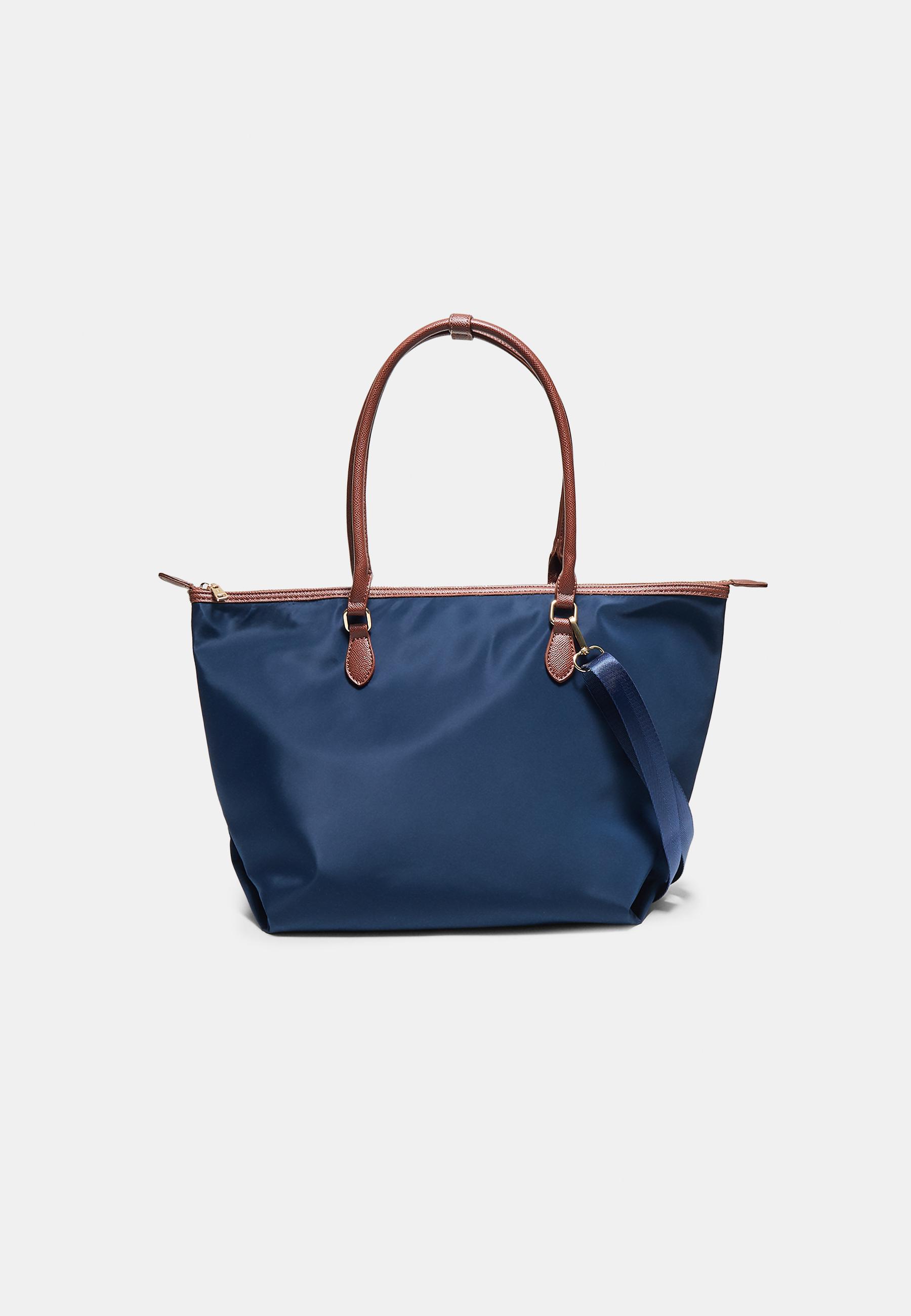 Stradivarius Kontrast askılı shopper çanta görsel 4
