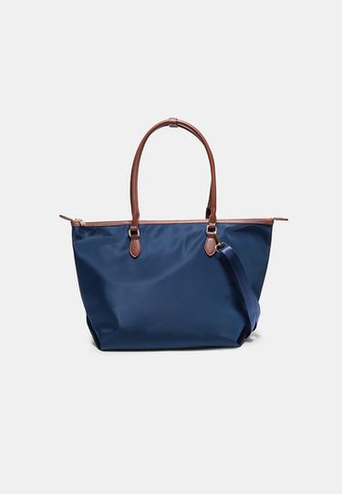 Contrast crossbody shopper bag — Navy blue 2